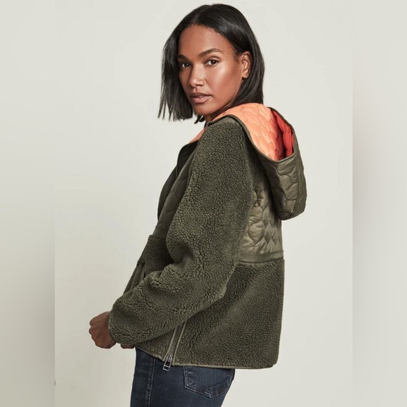 Veronica Beard Leo Sherpa Quilted Pullover - Picture 2 of 11